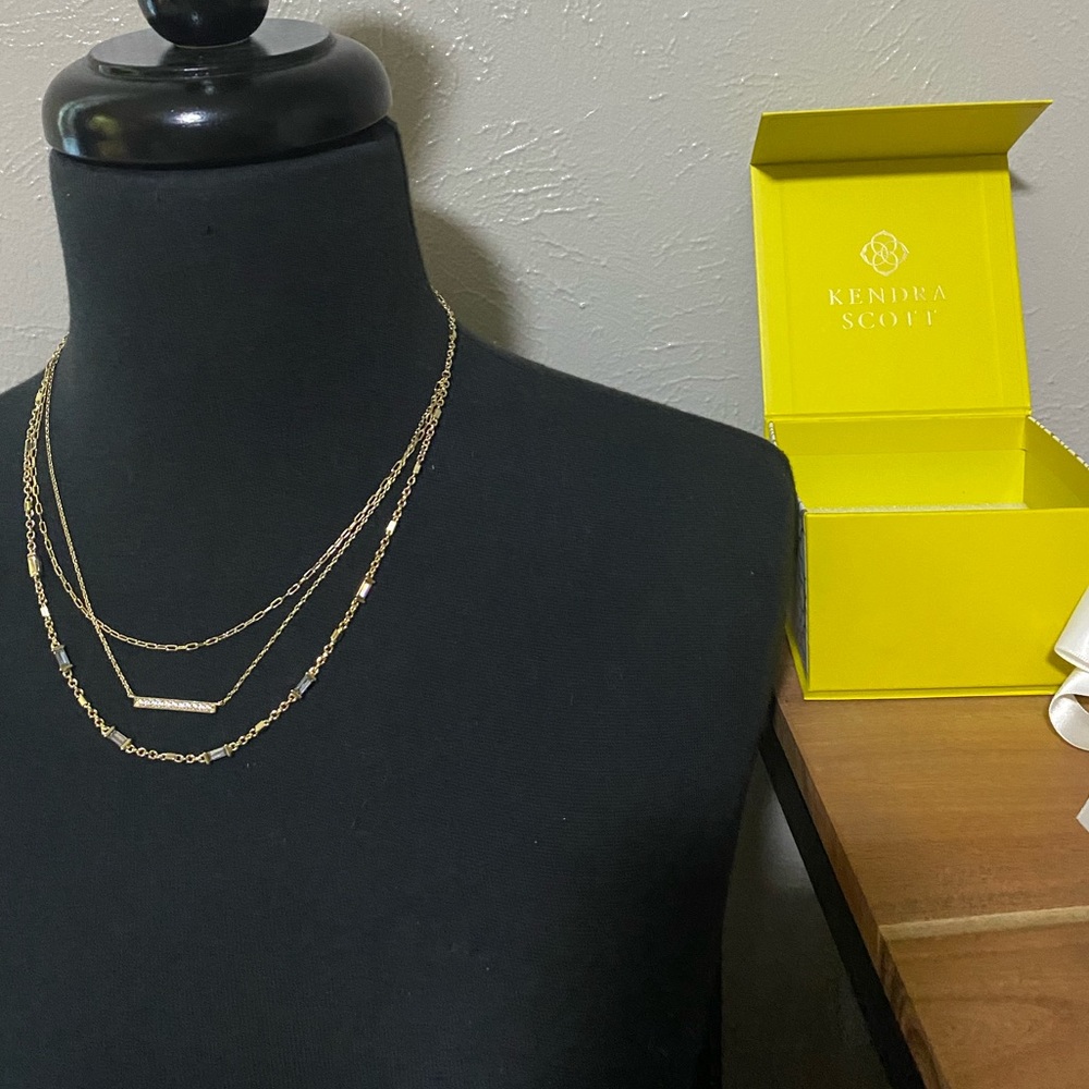 BRAND NEW KENDRA SCOTT NECKLACE SET WOTH GIFT BOX